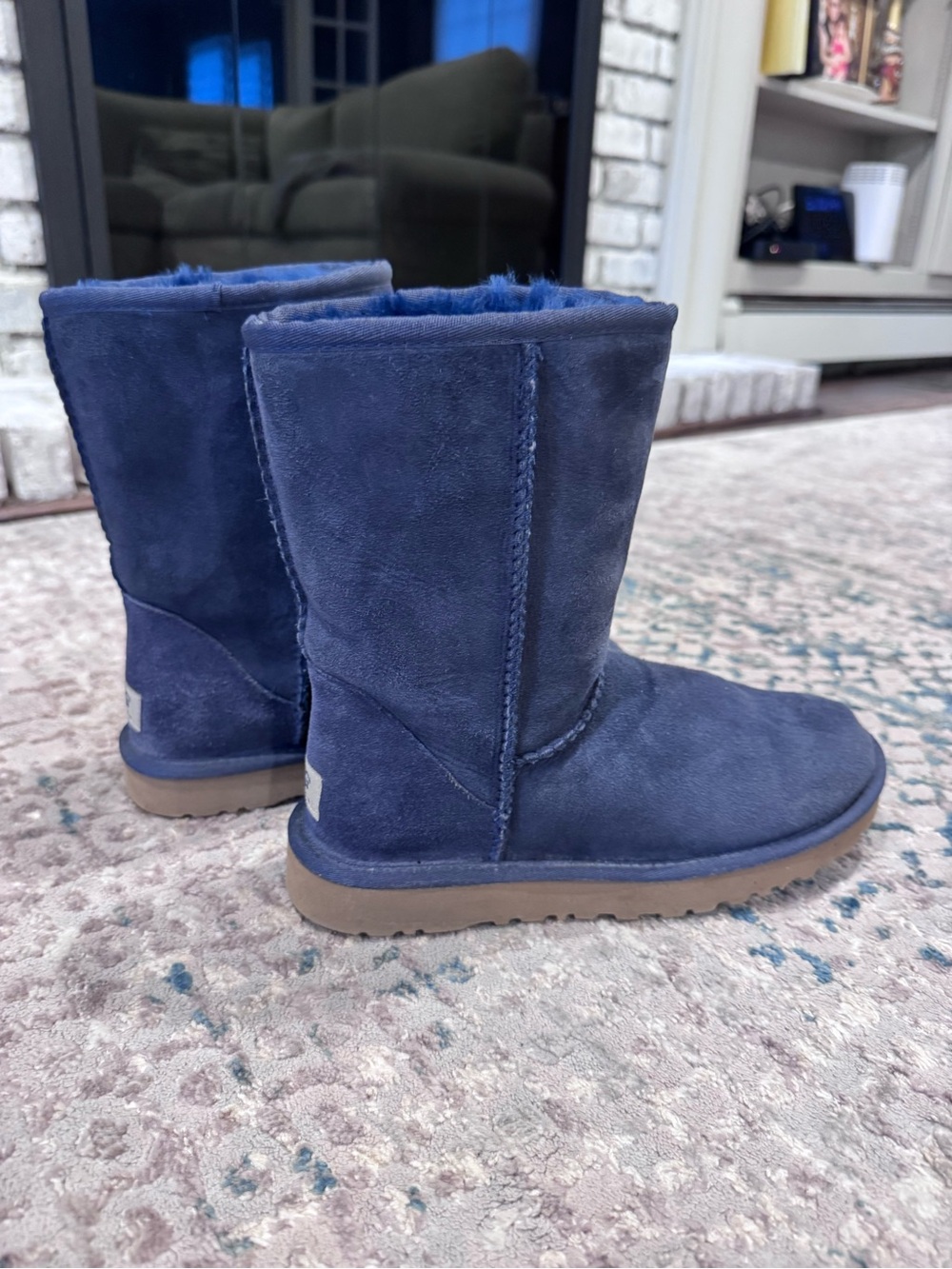 Classic Short Ugg Boot in Navy